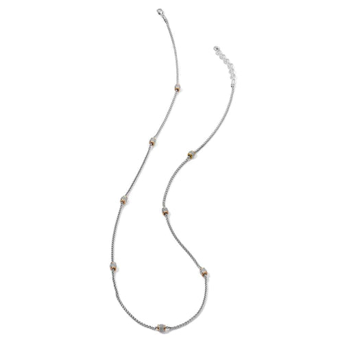 Brighton | Meridian Two Tone Long Necklace - bestdisneylandrvpark