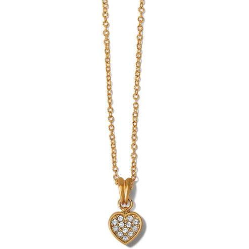 Brighton | Meridian Zenith Heart Necklace in Gold Tone - bestdisneylandrvpark