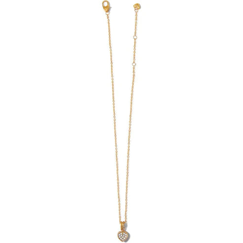 Brighton | Meridian Zenith Heart Necklace in Gold Tone - bestdisneylandrvpark