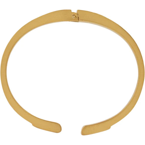 Brighton | Meridian Zenith Hinged Bangle Bracelet in Gold Tone - bestdisneylandrvpark