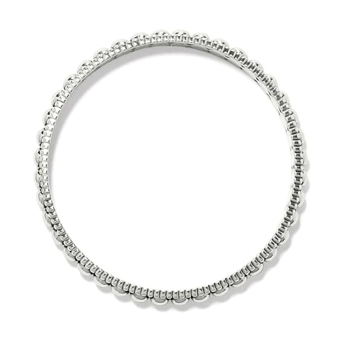 Brighton | Pretty Tough Pierced Bangle Bracelet in Silver Tone - bestdisneylandrvpark