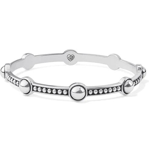 Brighton | Pretty Tough Stud Bangle Bracelet in Silver Tone - bestdisneylandrvpark