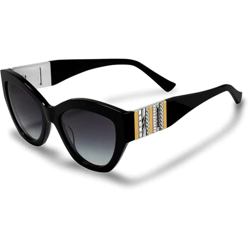 Brighton | Tapestry Sunglasses in Black Multi - bestdisneylandrvpark