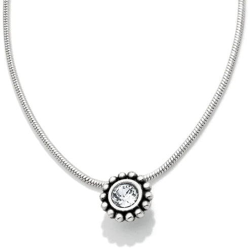 Brighton | Twinkle Petite Necklace in Silver Tone - bestdisneylandrvpark