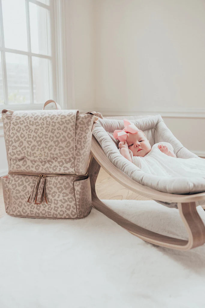 Hollis | Diaper Bag in Leopard - bestdisneylandrvpark