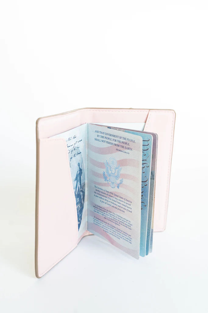 Hollis | Passport Holder in Blush - bestdisneylandrvpark