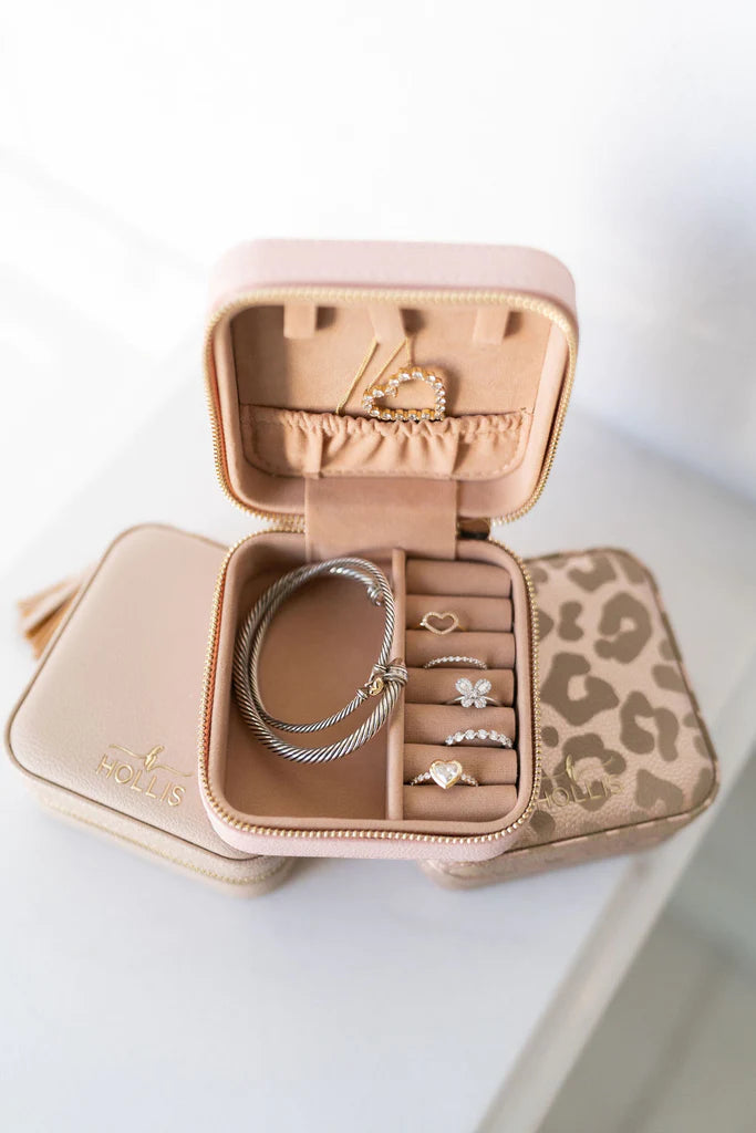 Hollis | Mini Jewelry Organizer in Blush - bestdisneylandrvpark