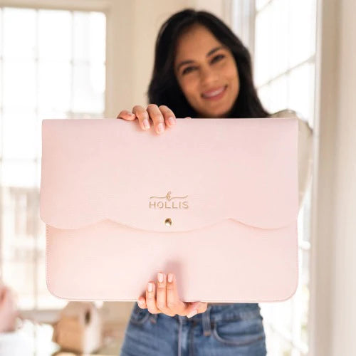 Hollis | Lennyn Laptop Sleeve in Blush - bestdisneylandrvpark